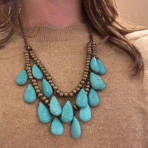 Turquoise Beaded Necklace